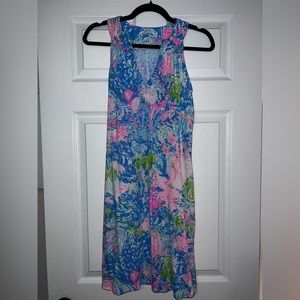 NWOT Lilly Pulitzer Women’s Ross Shift Dress Multi Fished My Wish
